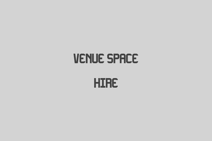 Venue Space Hire