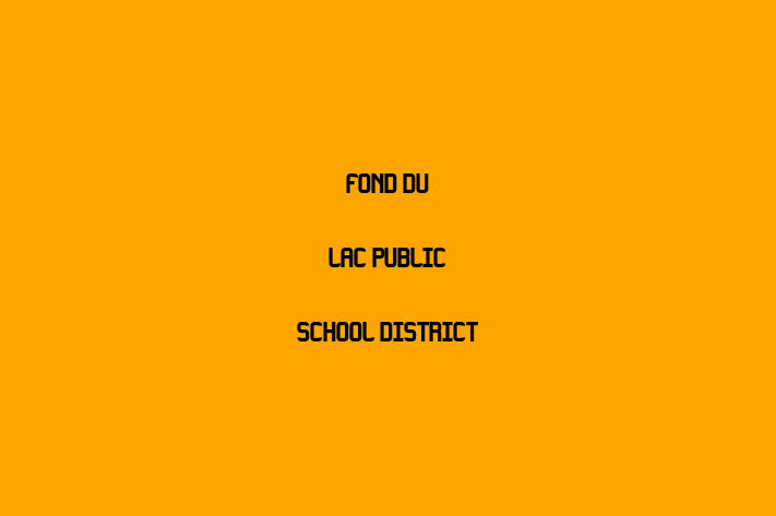 Talent Management Fond Du Lac Public School District