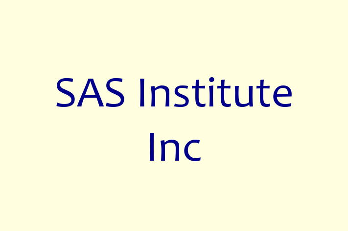 Tech Solutions Company SAS Institute Inc