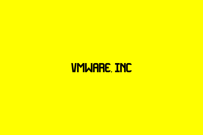 Tech Solutions Company VMware Inc