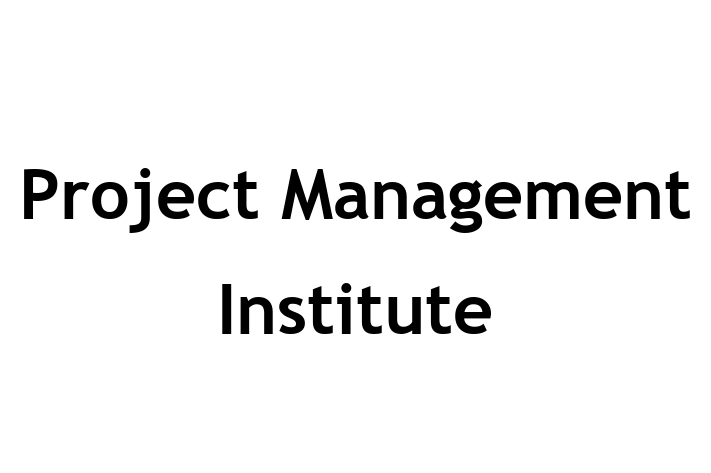 Staff Management Project Management Institute