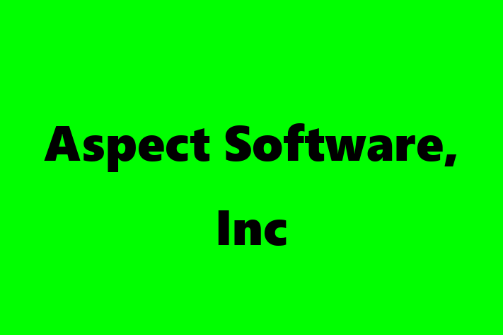 Software Engineering Company Aspect Software Inc