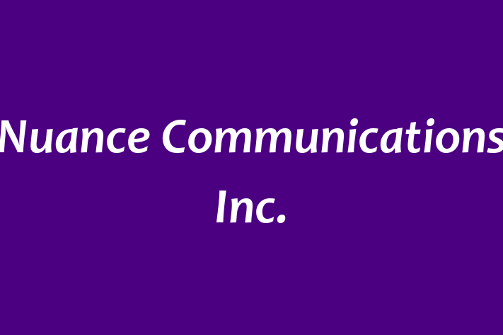 Software House Nuance Communications Inc.