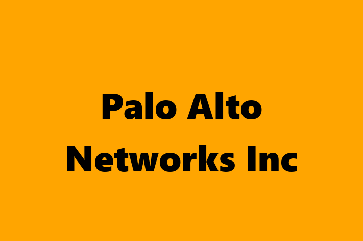 Technology Company Palo Alto Networks Inc