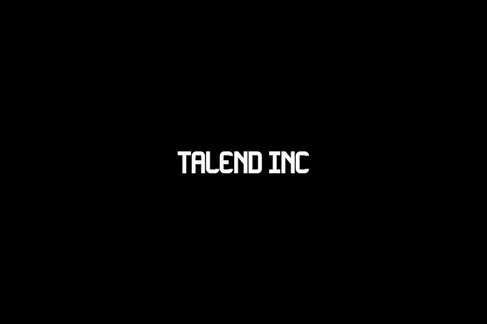 Technology Company Talend Inc