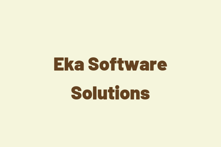 Technology Company Eka Software Solutions