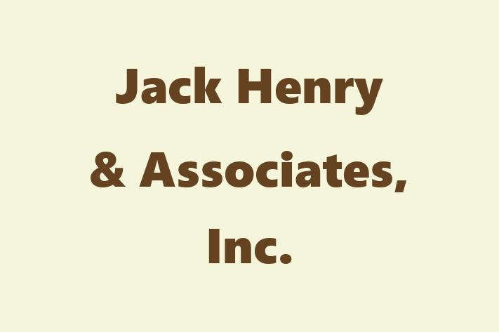 Software Development Company Jack Henry Associates Inc.