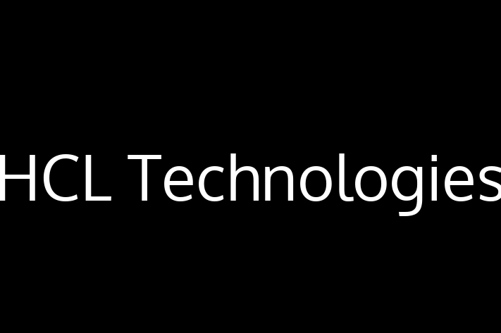 Technology Company HCL Technologies