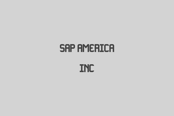 Software Consultancy SAP America Inc