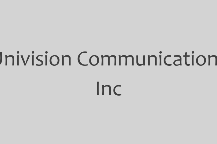 Software Firm Univision Communications Inc