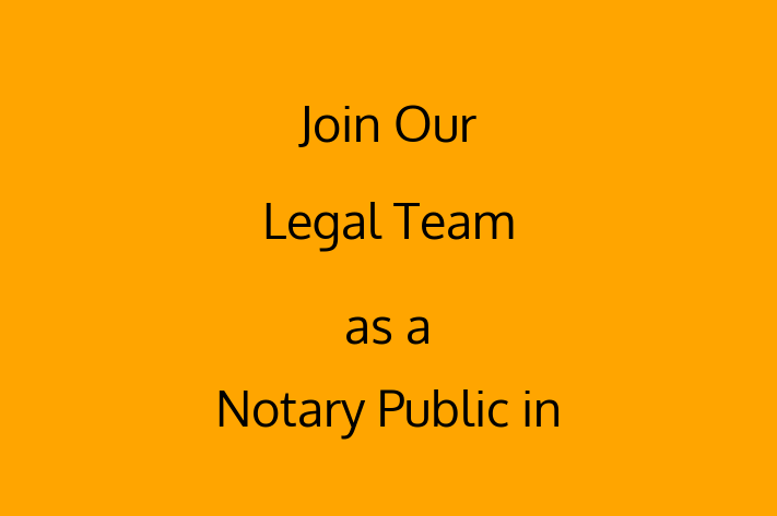 Join Our Legal Team as a Notary Public in Paterson