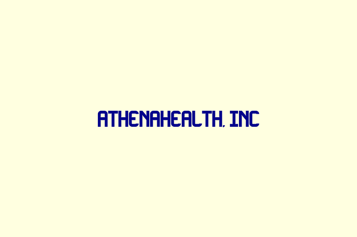 Application Development Company Athenahealth Inc