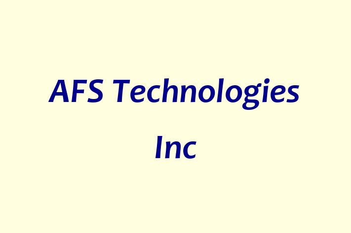 IT Company AFS Technologies Inc