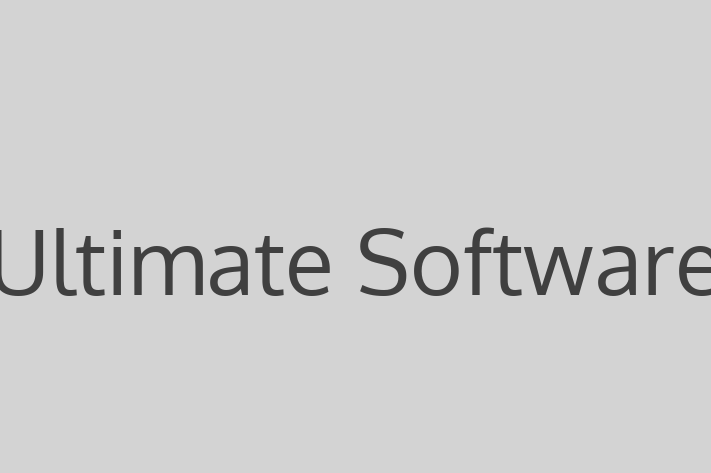 Software Engineering Company Ultimate Software