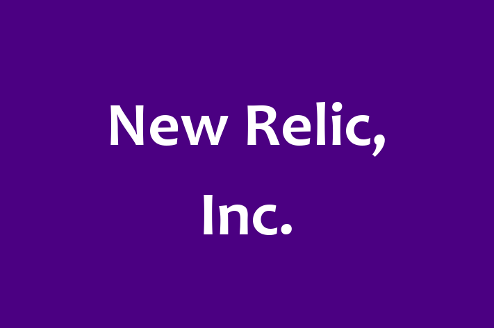 Technology Company New Relic Inc.