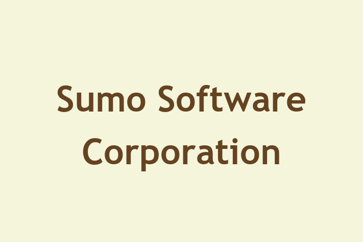 Application Development Company Sumo Software Corporation