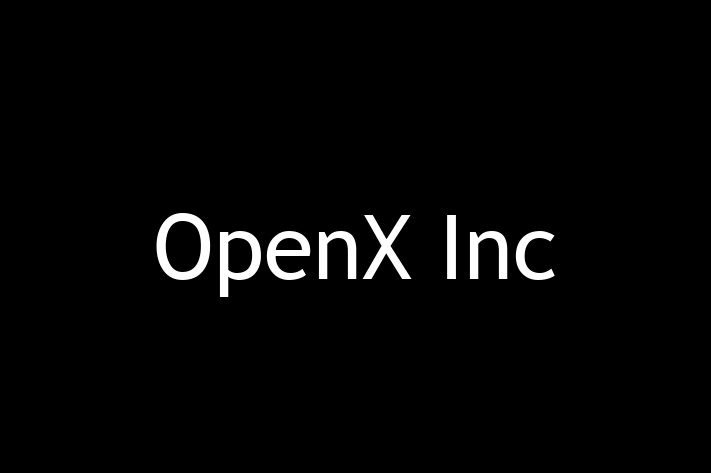 Tech Firm OpenX Inc