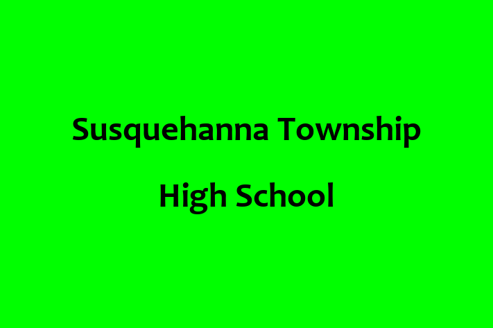 Staff Management Susquehanna Township High School