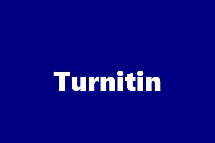 Software Services Company Turnitin