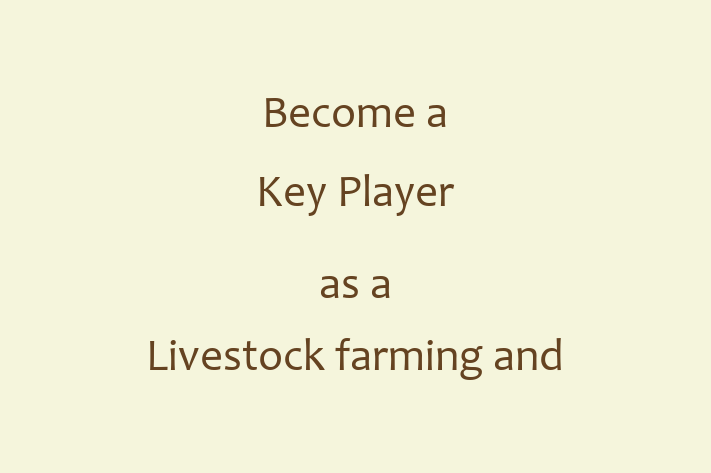 Become a Key Player as a Livestock farming and veterinary medicine in Honolulu