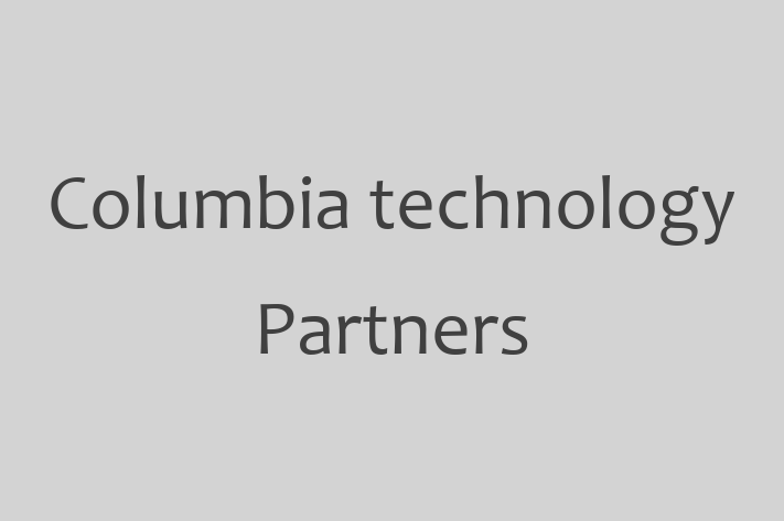 Technology Company Columbia technology Partners