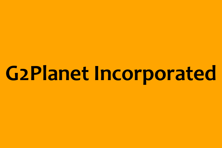 Digital Solutions Provider G2Planet Incorporated