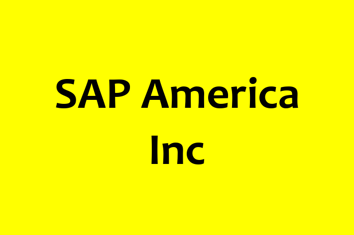 Software Services Company SAP America Inc