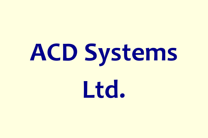 Technology Solutions Firm ACD Systems Ltd.