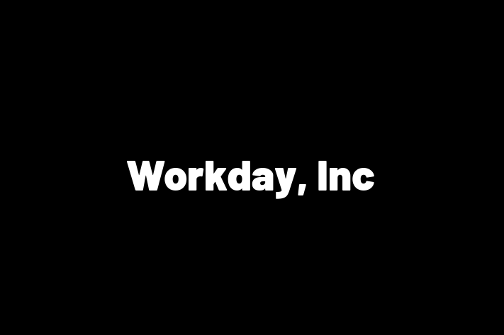 Technology Company Workday Inc