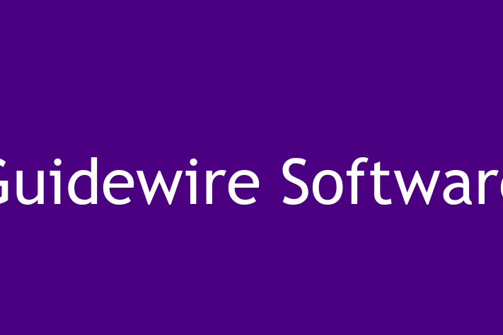 Software Development Firm Guidewire Software