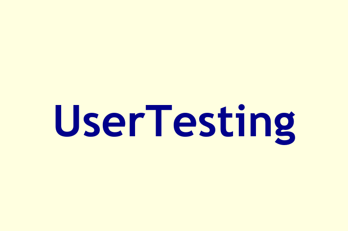 Software Engineering Company UserTesting