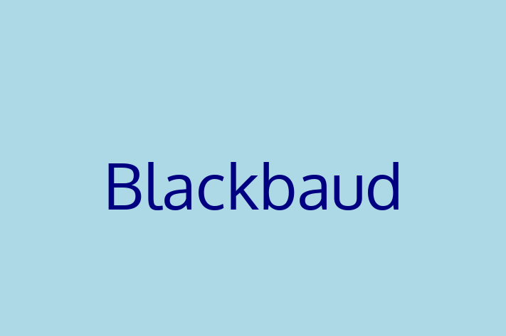 IT Company Blackbaud