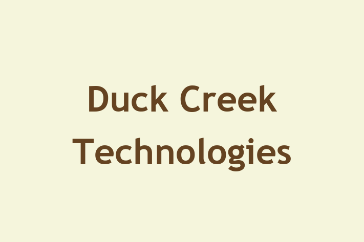 Workforce Management Duck Creek Technologies