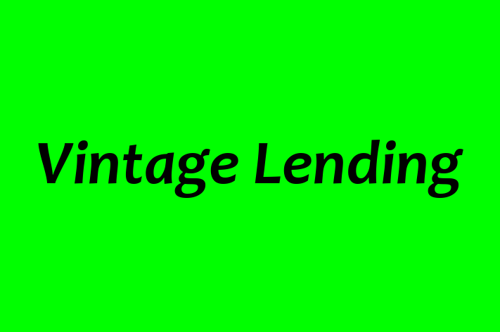 Human Resource Management Vintage Lending