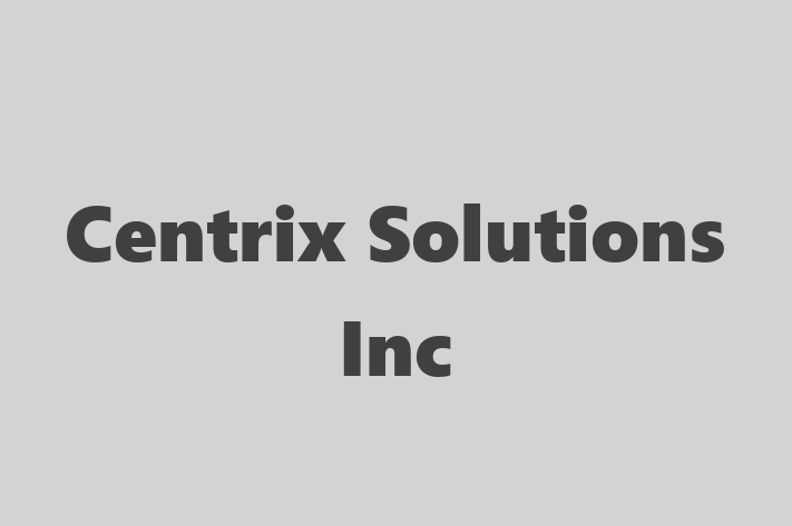 Technology Company Centrix Solutions Inc