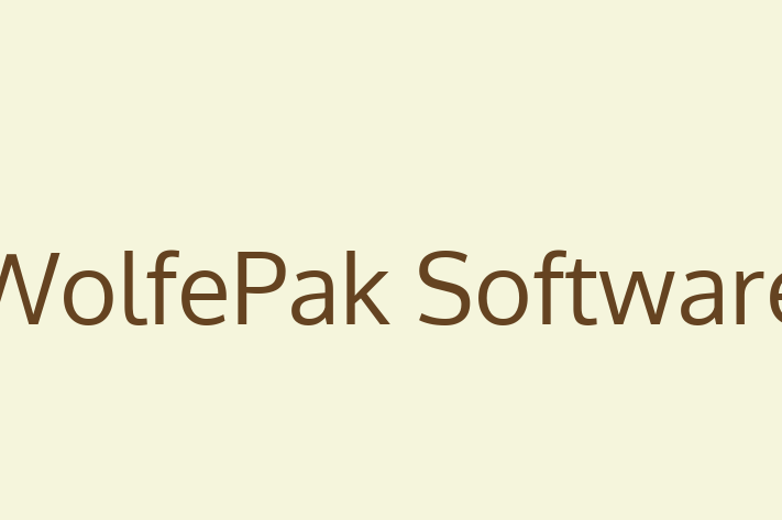 IT Company WolfePak Software