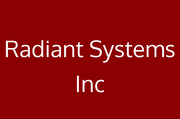 Tech Firm Radiant Systems Inc