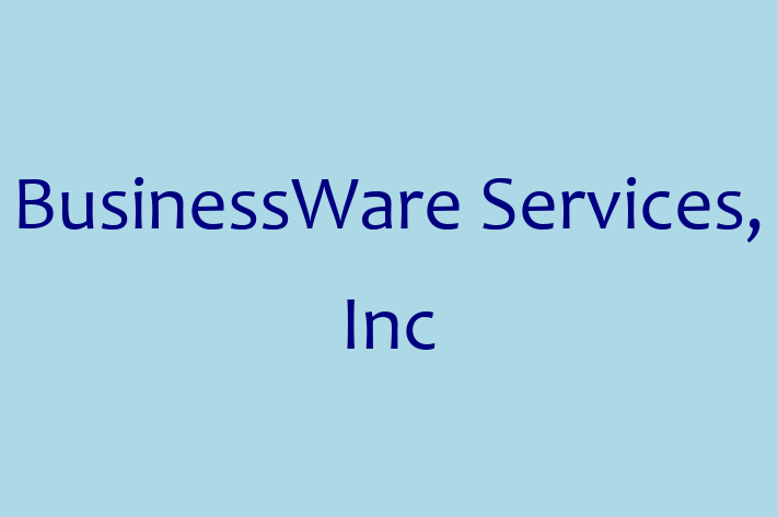 Digital Solutions Provider BusinessWare Services Inc