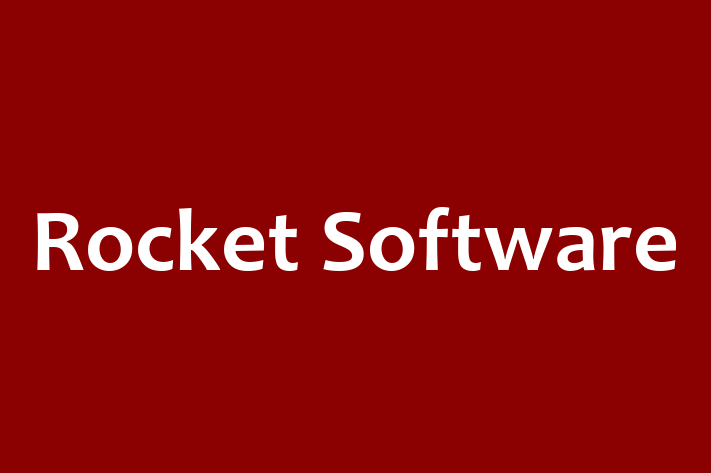 Digital Solutions Provider Rocket Software