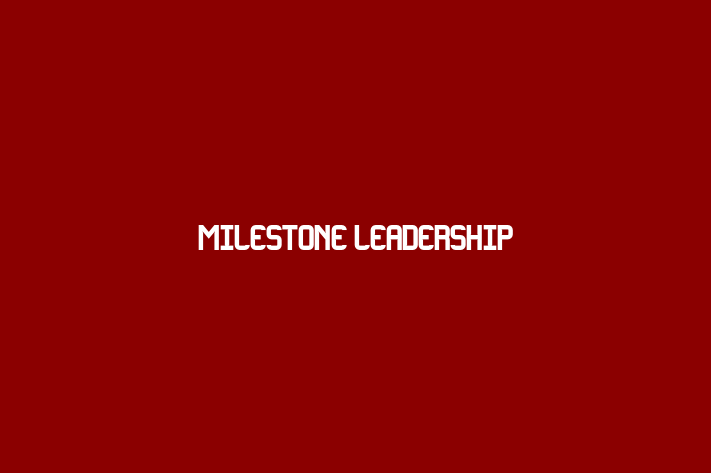 Software Consultancy Milestone Leadership