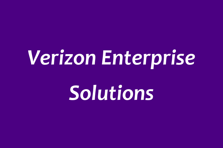 Software Solutions Provider Verizon Enterprise Solutions