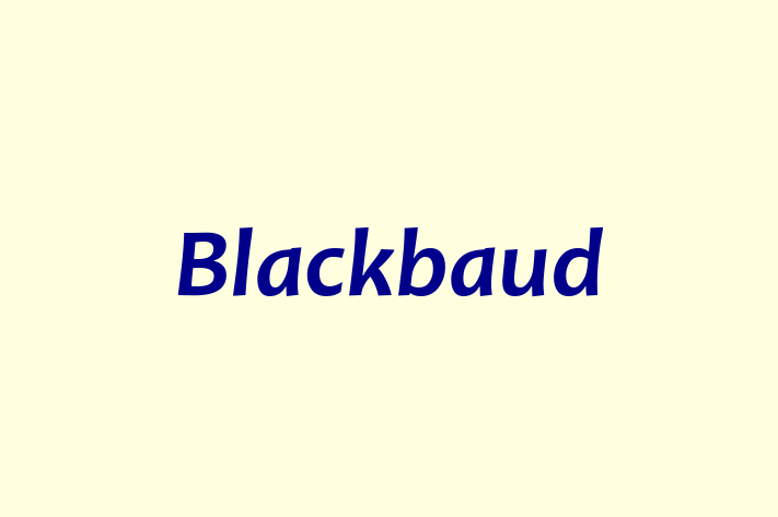 Application Development Company Blackbaud