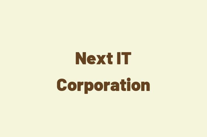 Technology Company Next IT Corporation