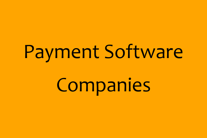 Tech Firm Payment Software Companies