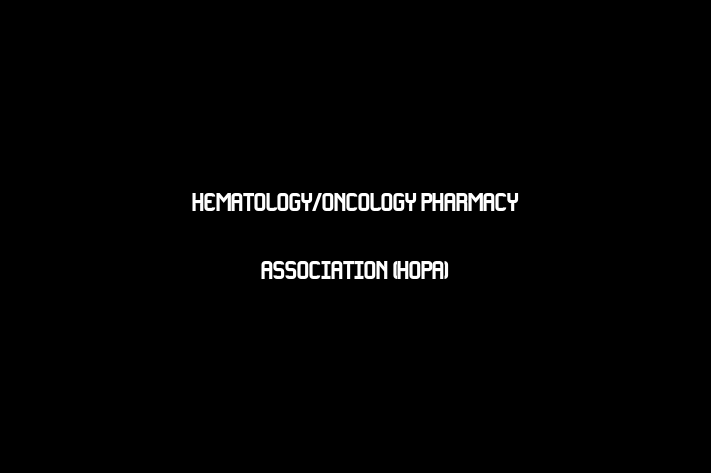 Personnel Management HematologyOncology Pharmacy Association HOPA