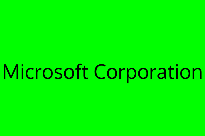 Technology Company Microsoft Corporation