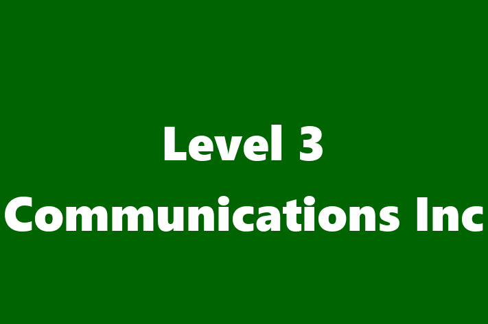 Application Development Company Level 3 Communications Inc