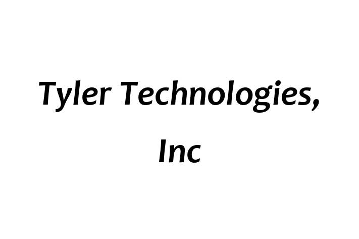 Technology Solutions Firm Tyler Technologies Inc