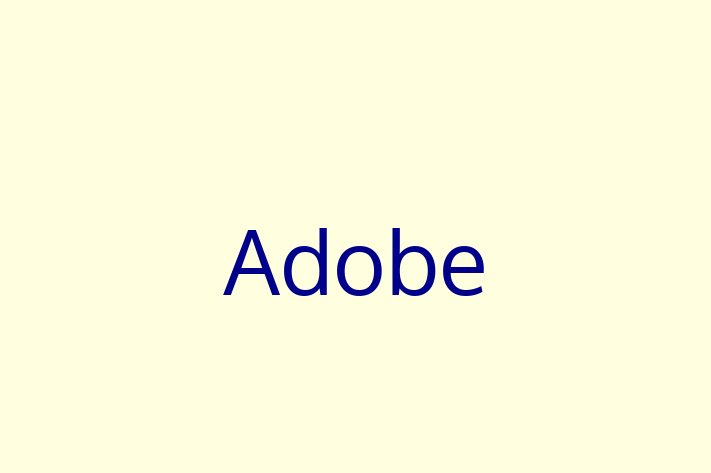 Technology Company Adobe