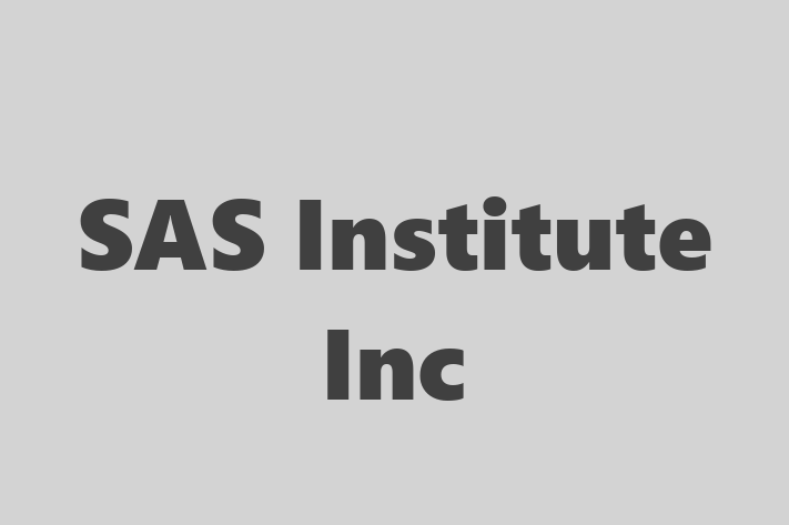 Technology Company SAS Institute Inc